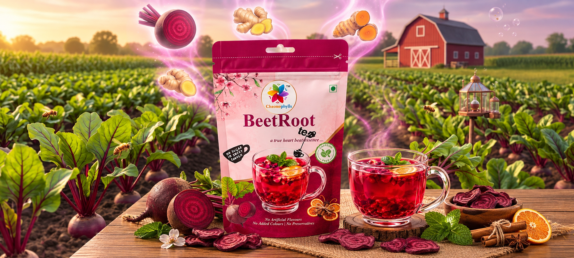 Beetroot Dip Tea (Fruity Infusion)